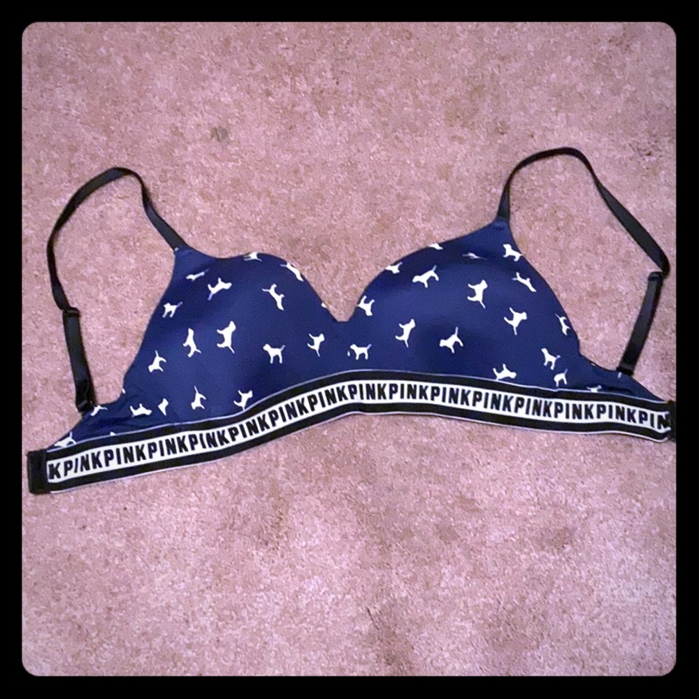 Pink bra